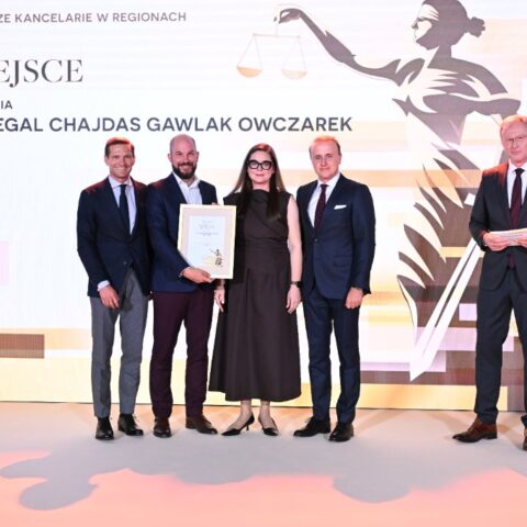 I miejsce w regionie łódzkim — Ranking Kancelarii Prawniczych Rzeczpospolita 2026