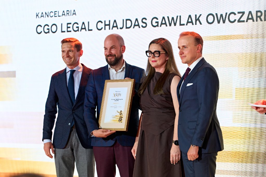 Wręczenie nagrody - Ranking Kancelarii Prawniczych Rzeczpospolita 2026